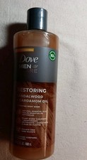 Dove Men+Care Restoring Body Wash for Men Sandalwood + Cardamom Oil, 18oz (YY4)