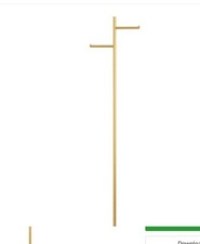 Clothing Rack, Golden Metal Freestanding Heavy Duty Clothes Rack with Marble Bas
