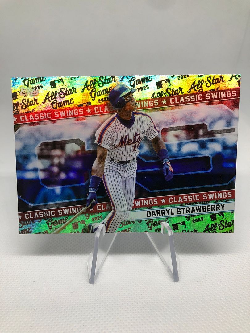 Darryl Strawberry 2025 Topps All Star Game Classic Swings #CS-6 Mets