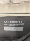 Merrell Womens Black Pockets Flat Front Straight Leg Hiking Pants Size 14 — photo 6