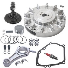 Aluminium Flywheel Billet Rod Piston Combo FOR 212CC PREDATOR NON HEMI Spring