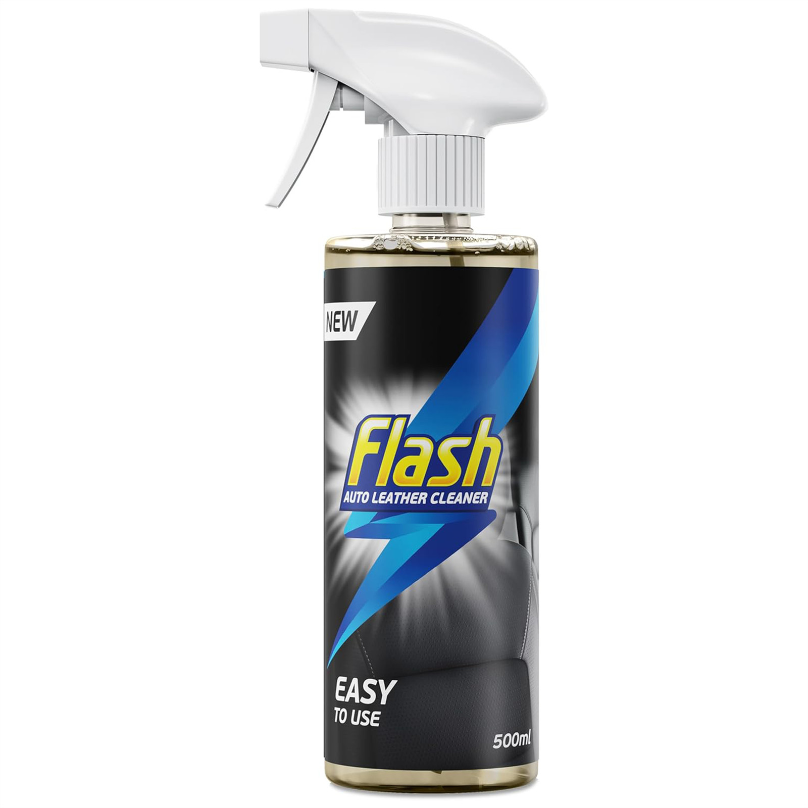 Flash Leather Cleaner Clean And Freshens Car Automotive Leather Upholstery 500ml - Image 2