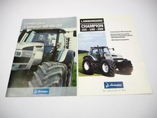 Lamborghini Champion 160 180 200 Traktor Prospekt Technisches Datenblatt 04/2000