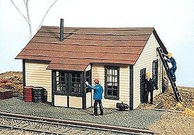 JL McDougall Telegraph Office Kit - Model Railroad Building - HO Scale - #271