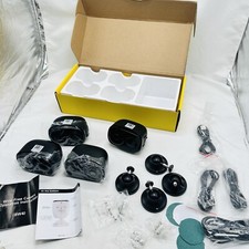 4Pack Security Cameras Wireless, 2K, Battery Powered Spotlight Siren Alarm WIFI