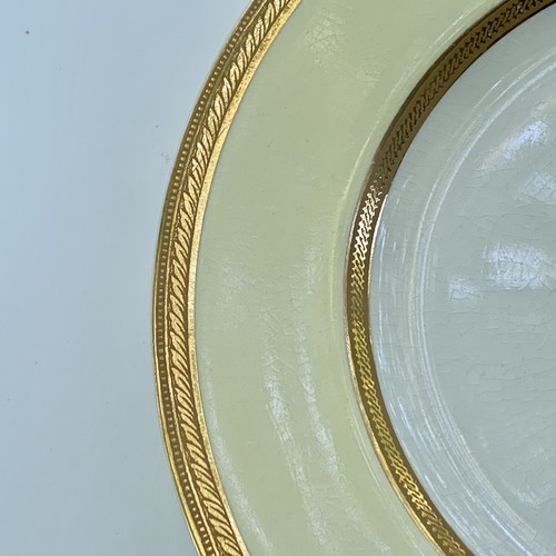 Crown Ducal Abbey Gold Encrusted Porcelain Dinner Plate Made In England 10” - Picture 3 of 8