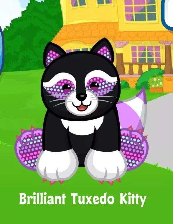 Webkinz top tuxedo cat