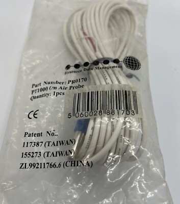 Resource Data Management PR0170   PT-1000 6m Air Probe - New -