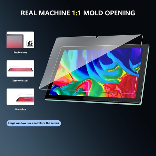 Tempered Glass Screen Protector 9H HD Clear For Vortex Tab10 Tablet 10.1 Inch - 第 3/7 張圖片