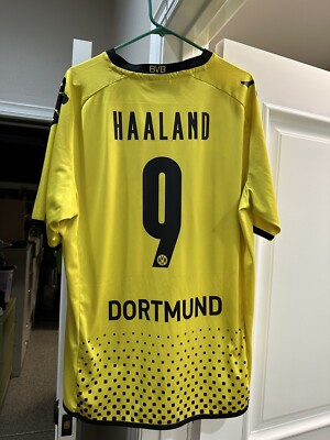 BORUSSIA DORTMUND 11/12 Custom Home HAALAND KIT SHIRT JERSEY KAPPA