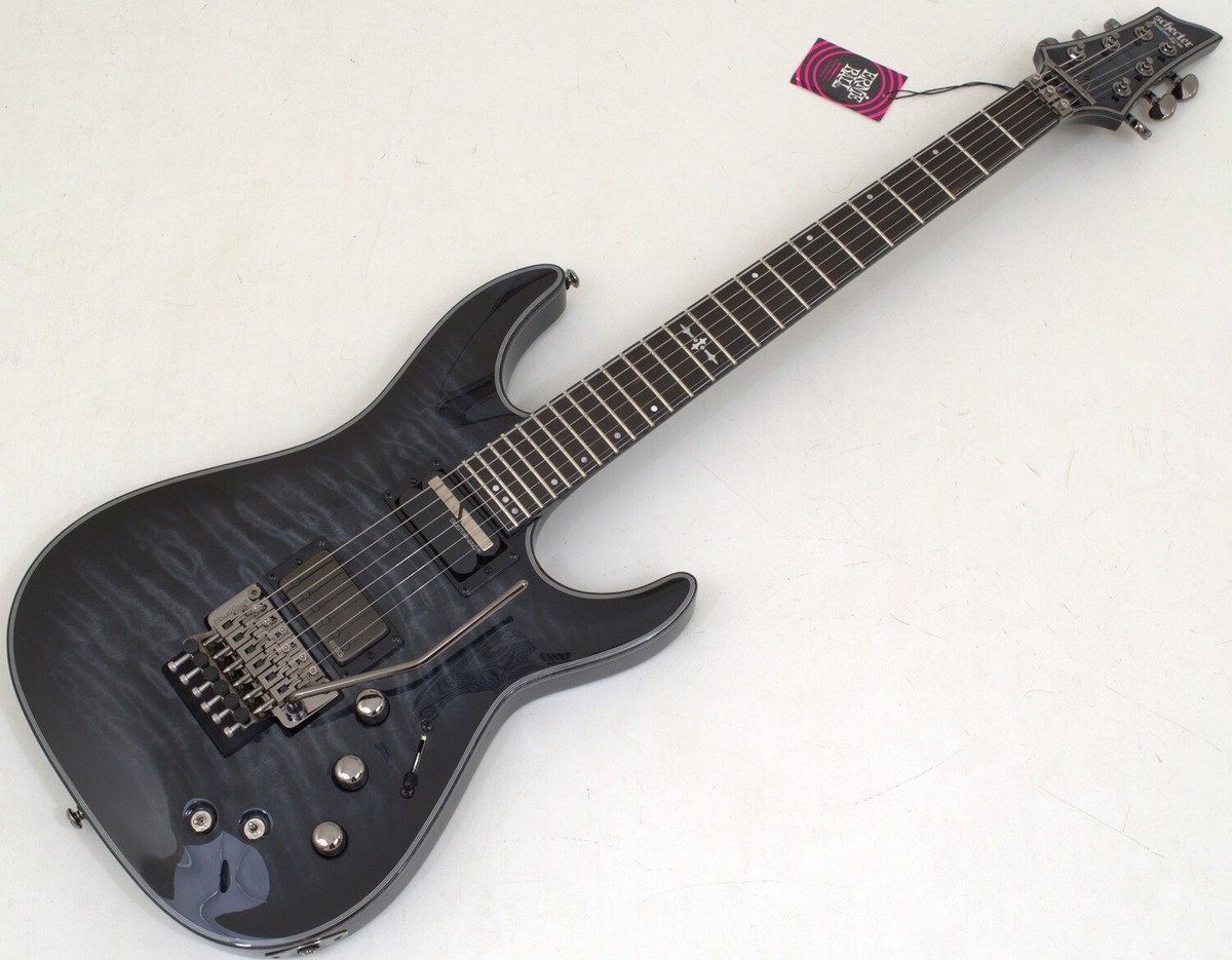 Schecter Hellraiser Hybrid C-1 FR-S Guitar Trans Black Burst B
