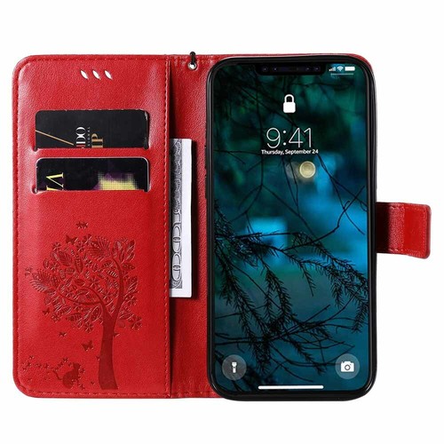 For iPhone 13 Pro Max 12 11 XS XR SE 8 7 6s Wallet Flip Leather Phone Case Cover - Picture 58 of 61