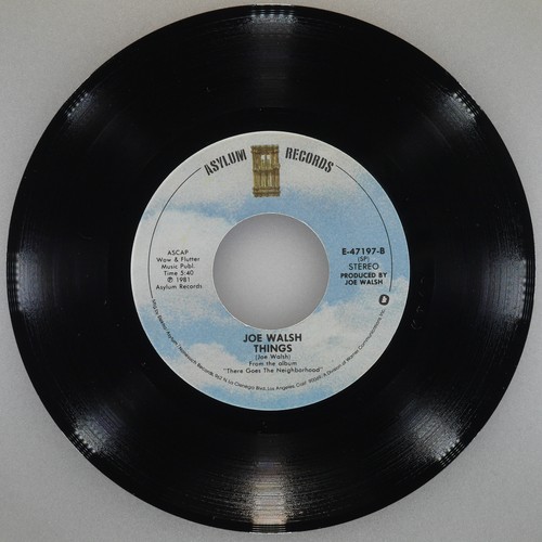 JOE WALSH Made Your Mind Up ASYLUM E-47197 NM 45 7" 1981 Pop Rock - Picture 4 of 4