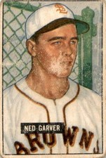 1951 Bowman #172 Ned Garver St. Louis Browns FR
