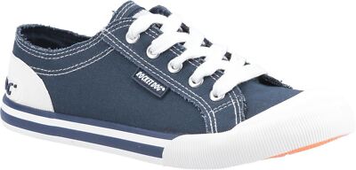Rocket Dog Jazzin Canvas Navy Canvas Damen Sommer Jersey Baumwolle