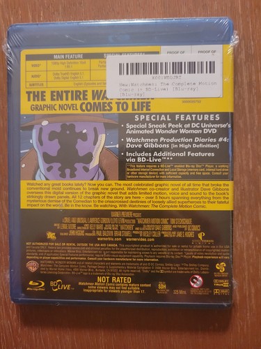 WATCHMEN BLU-RAY THE COMPLETE MOTION COMIC 12 EPISODES - Picture 2 of 2