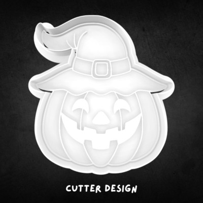 Halloween Kürbis / Jack -O-Lantern 02 Ausstecher und Stempel