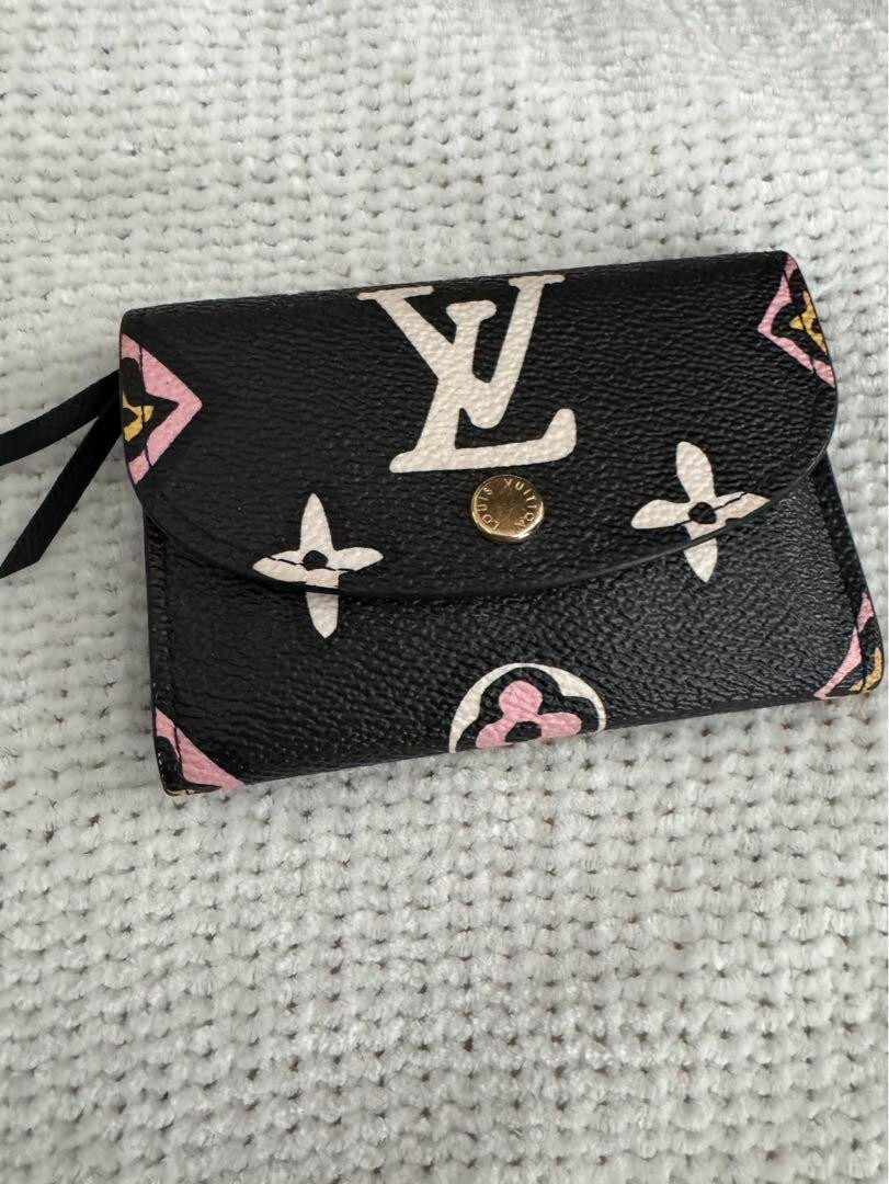在庫僅か◆希少品♪【LOUIS VUITTON】ロザリー coin purse black LOUIS VUITTON Porte Monnaie Rosalie Wild At Heart Coin Purse