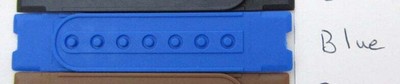 Blau Blue Snapback Cap Plastic Ersatz Riemen Schnalle Verschlus Snap Strap Kappe