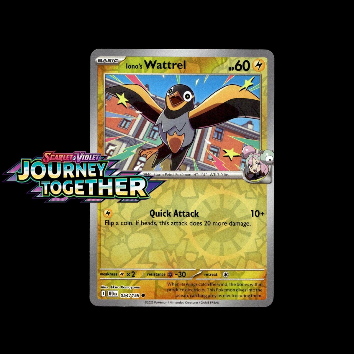 Iono's Wattrel Pokmon TCG Cards for sale | eBay