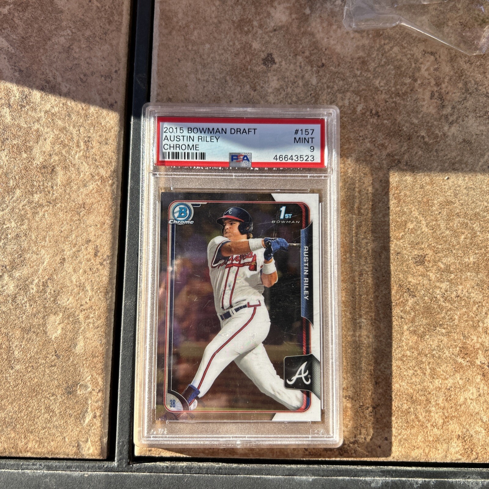 AUSTIN RILEY RC PSA 9 | 2015 | 1st Bowman Draft Rookie | #157 | Atlanta Braves