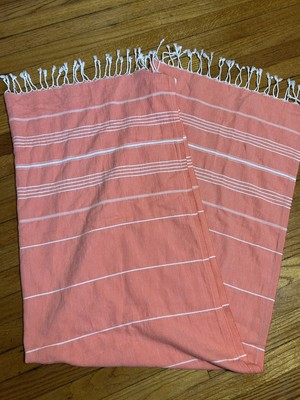 Beach Towel  (37 X62 )| 100% Cotton Salmon Color Turkish Towels