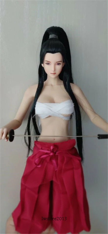 1/6 Japanese Samurai Obitsu Head Sculpt Fit 12in Female PH LD UD Figure Body Toy - Image 4 of 4