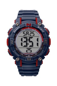 Sekonda Unisex Digital Quartz Watch With Blue Resin Strap 1761 RRP £29.99 | eBay