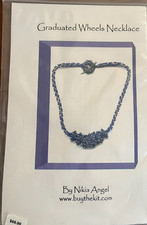 Nikia Angel, Graduated Wheels Necklace, a Beaded Necklace Kit