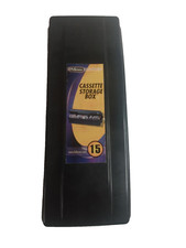 Fellowes Cassette Storage Box Holds 15 83200