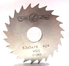 PILANA Metall Kreiss&auml;geblatt HSS &Oslash;63 x 5 x 16 A24  Neu  D4190