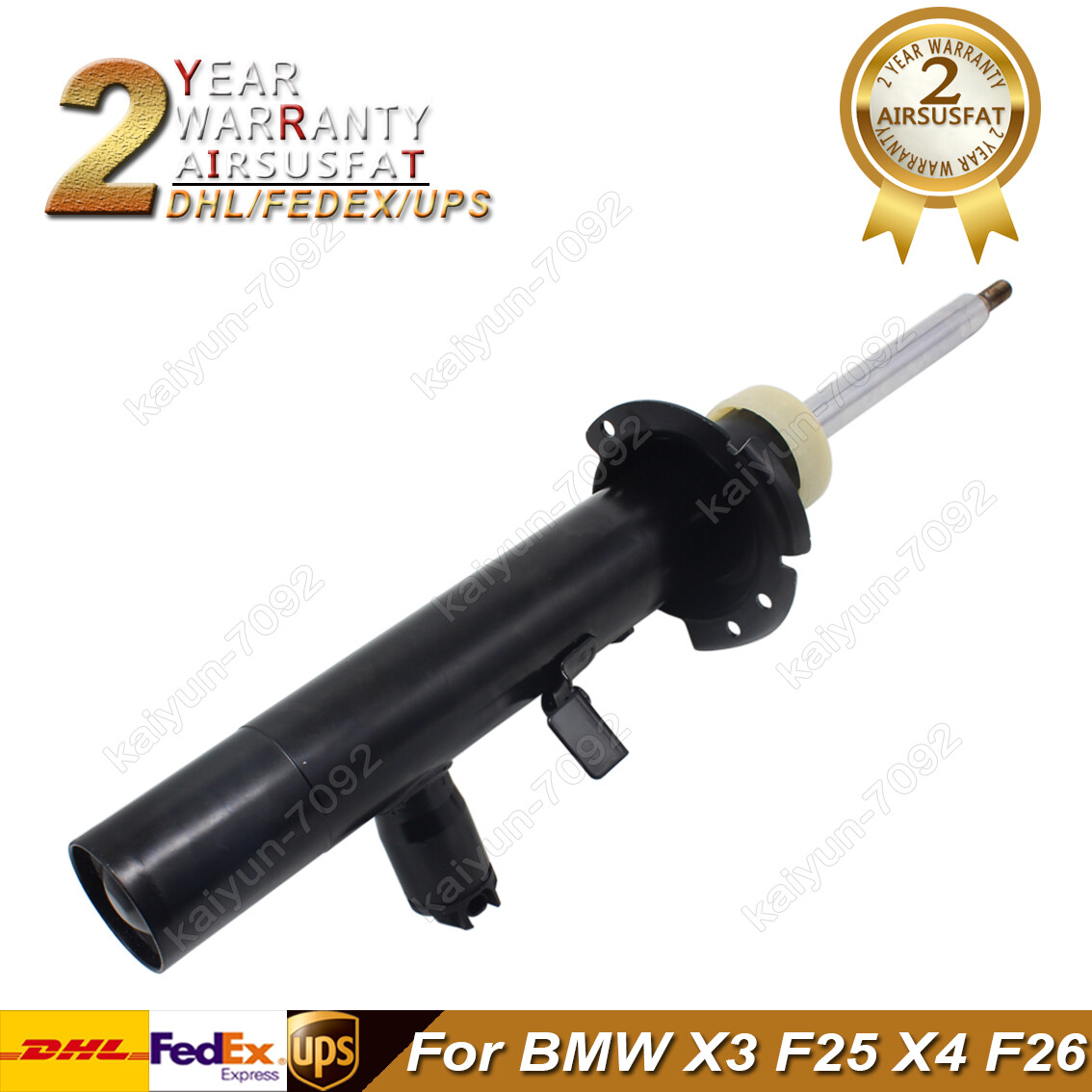For BMW X3 F25 W/Sensor Front Left Air Suspension Shock Absorbers
