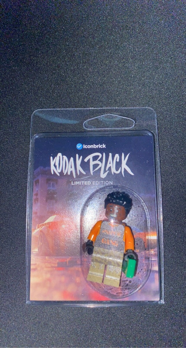OFFICIAL KODAK BLACK X iconbrick Custom LEGO Minifigure - LIMITED