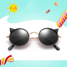 Child Cat Eye Sunglasses Boy Girl Vintage Round Sun Glasses Kids Eyeglasses