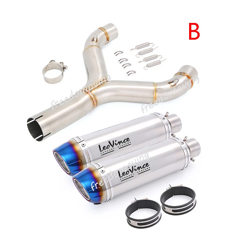 Silenciador escape tubo medio LR sistema escape para Aprilia Shiver 750 750GT 2008-2017 Foto 4 de 4