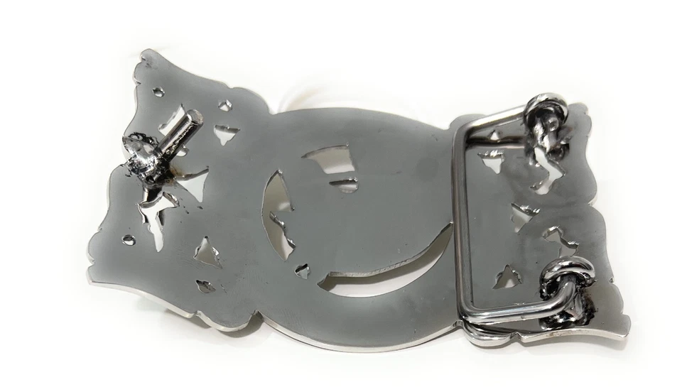 HOMBRE HEBILLA CINTURÓN CABALLO WESTERN. HEBILLA CHARRA CABALLO. HEBILLA VAQUERA RODEO Foto 3 de 3