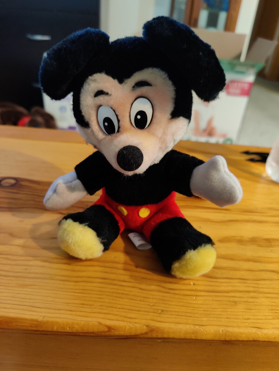 Vintage Disneyland Walt Disney World Mickey Mouse Plush Made In