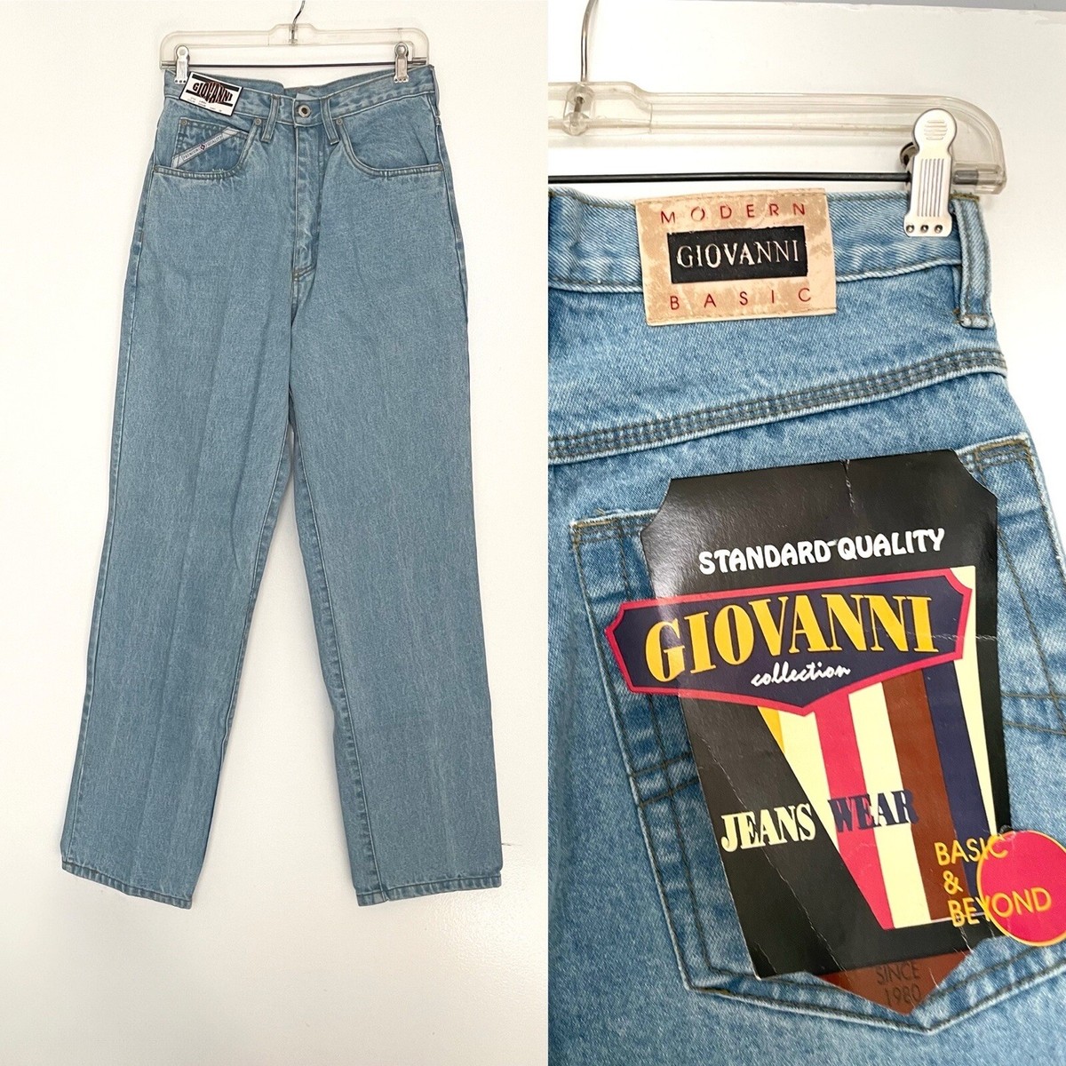 Vtg Deadstock Giovanni 100% Cotton Straight Leg Denim Jean Vtg Deadstock Giovanni 100% Cotton Straight Leg Denim Jean