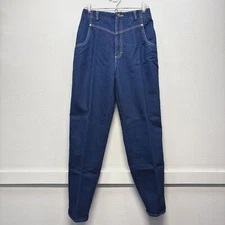 EUC Vtg Retro 80s Denim Gitano Pleated Straight Women's Jeans Sz 10 Long