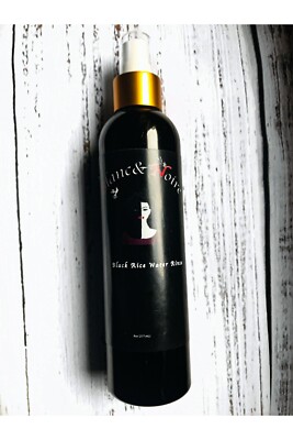 Black Rice Water Rinse 8oz bottle 