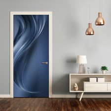 Removable Home Decor Door Wall Sticker Self Adhesive Modern Abstract wave