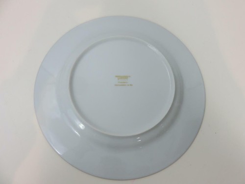 RARE Bernardaud Vauban Limoges Dinner Plate White w/Gold Incrustation 10 3/8" - Picture 4 of 5