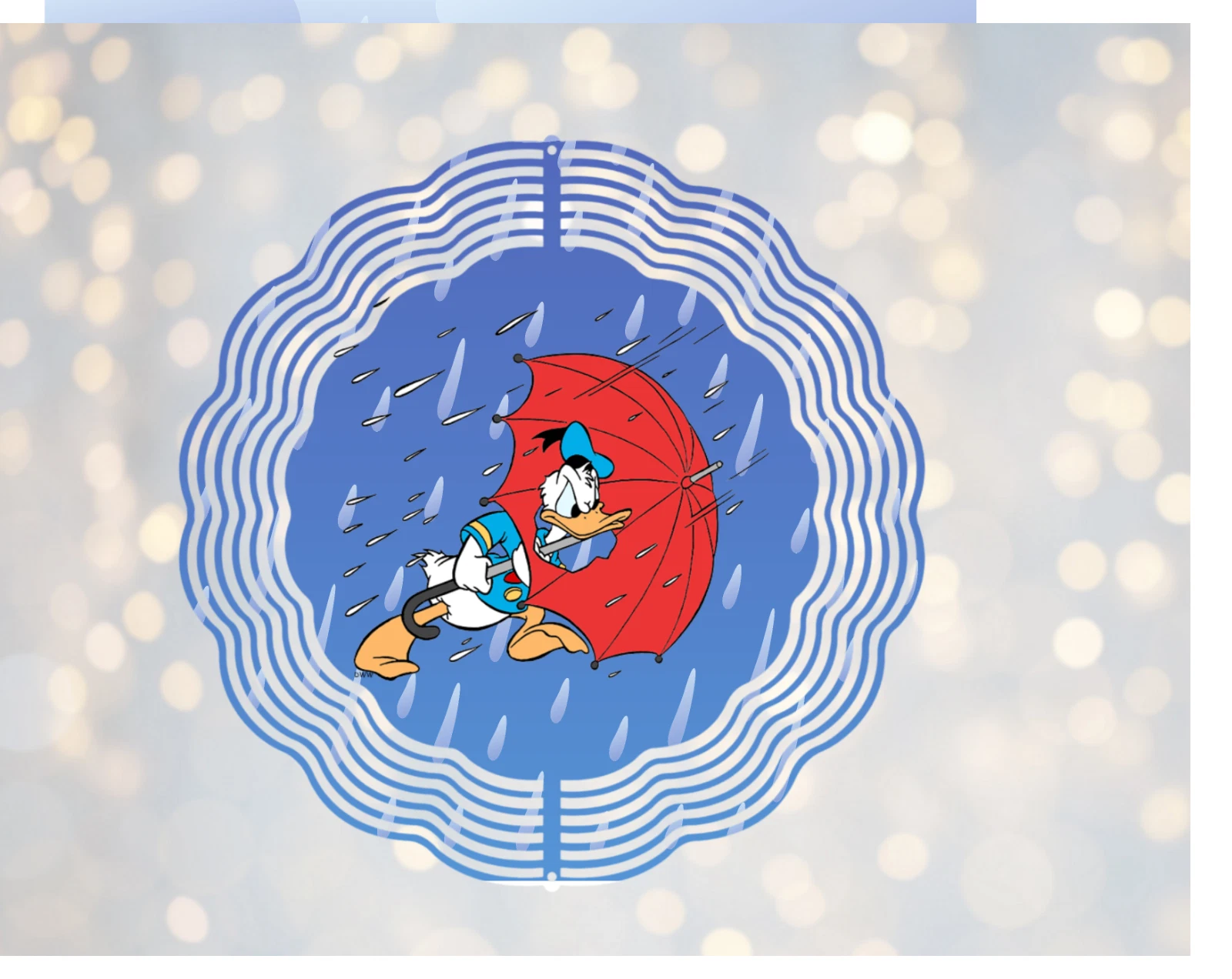 Donald Duck Round Wind Spinner