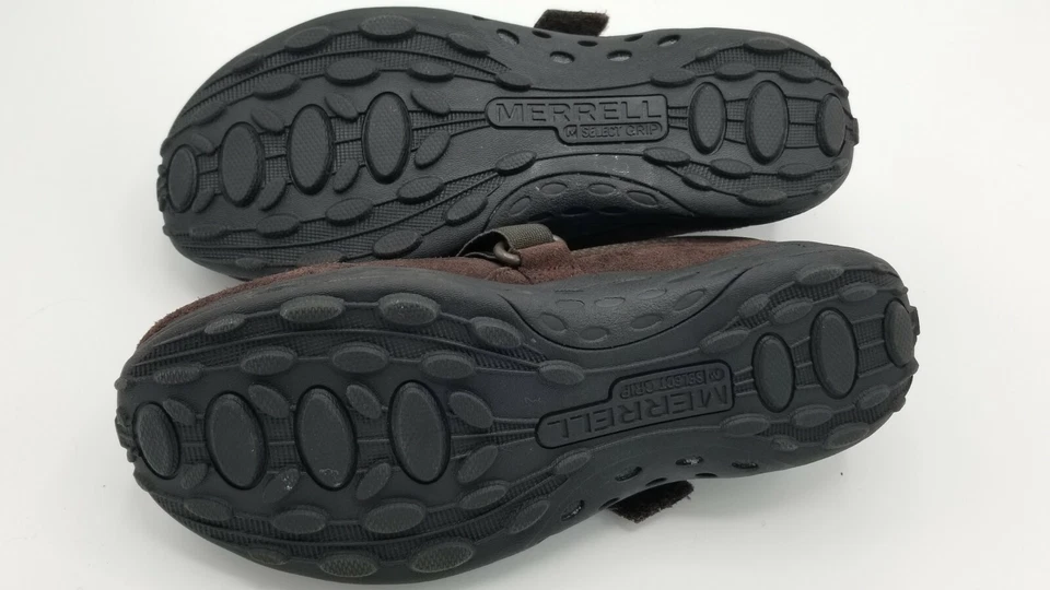 Merrell Jungle Moc Sport MJ Brown Leather Shoes Kids Size 4.5 - Image 2 of 4