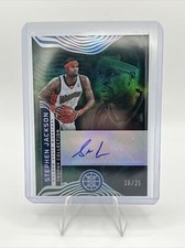 2021-22 Panini Illusions Stephen Jackson Trophy AUTO Green Prizm /25 TC-SD