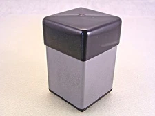 BLACK VINYL Square Cover fits over the open end of 1-1/2" Square Tube