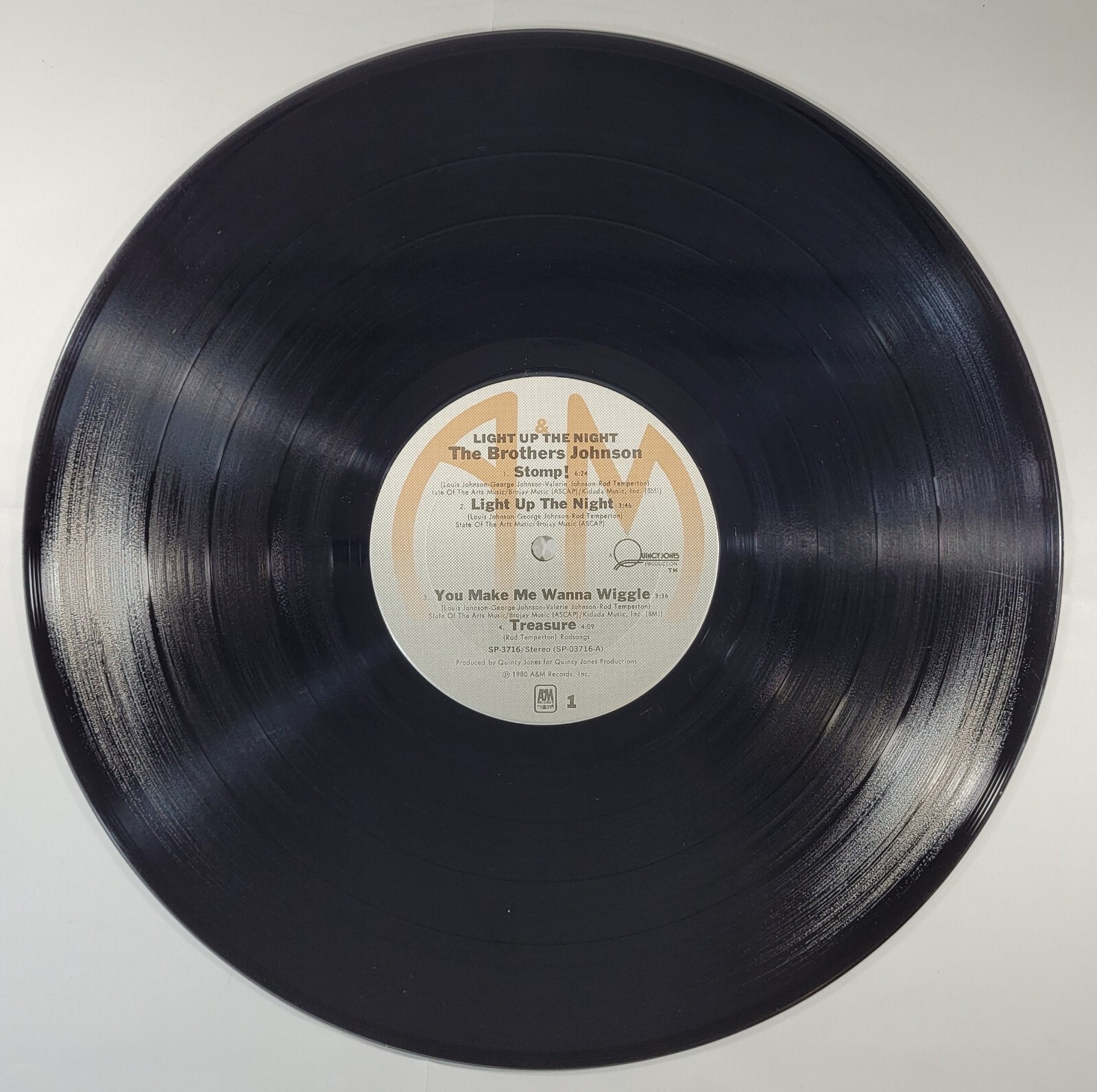 The Brothers Johnson Light Up the Night [1980 Used Vinyl Record LP