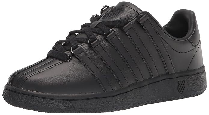 K'S LEATHER ＆ K'S PRODUCT K-Swiss Men's Classic VN Leather Sneaker 07321-001 Black/Black | eBay
