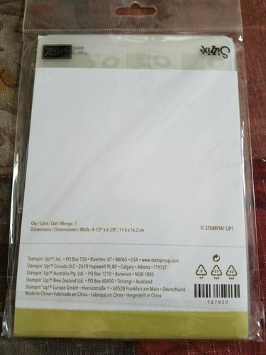 Stampin Up Holiday Frame Embossing Folder New in package - Picture 2 of 2