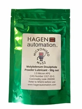 Micronised Molybdenum Disulphide MoS2 dry powder lubricant 50g Moly Powder